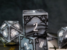 Load image into Gallery viewer, Frozen Ore - Set of 7 Gothic Frame Dice