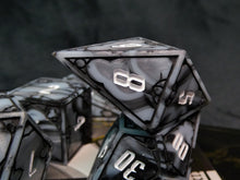 Load image into Gallery viewer, Frozen Ore - Set of 7 Gothic Frame Dice