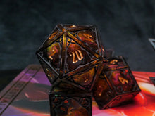 Load image into Gallery viewer, Emberkeeper - Set of 7 Gothic Frame Dice