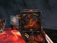 Load image into Gallery viewer, Emberkeeper - Set of 7 Gothic Frame Dice