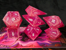 Load image into Gallery viewer, Suzume - Set of 7 Gothic Frame Dice
