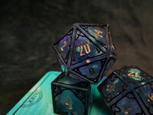 Load image into Gallery viewer, Moonshadow - Partial Set of 6 Gothic Frame Dice