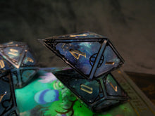 Load image into Gallery viewer, Moonshadow - Partial Set of 6 Gothic Frame Dice