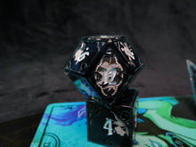 Load image into Gallery viewer, Midnight in the Garden - Set of 7 Gothic Frame Dice