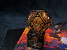 Load image into Gallery viewer, transmission:solar sailor - Set of 7 Gothic Frame Dice