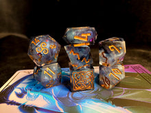 Load image into Gallery viewer, Calling Fortunetide - Set B - Set of 7 Dice
