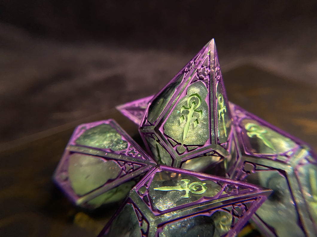 Malice - Set of 5 VtM Standard Dice