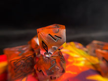 Load image into Gallery viewer, Saw You In The Flames - Set of 8 Dice
