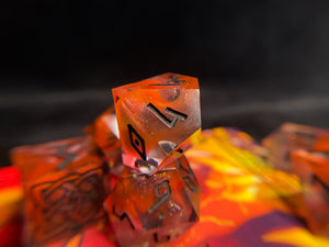 Saw You In The Flames - Set of 8 Dice