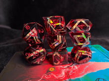 Load image into Gallery viewer, Chosen of the Wolf - Set A - Set of 8 Dice
