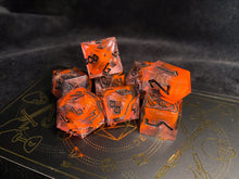 Load image into Gallery viewer, Saw You In The Flames - Set of 8 Dice
