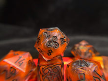 Load image into Gallery viewer, Saw You In The Flames - Set of 8 Dice
