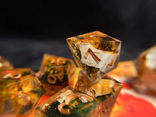 Load image into Gallery viewer, Aspect of Autumn - Set A - Set of 8 Dice
