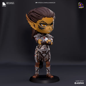 Chibi Lae'zel (Baldur's Gate 3) - Printed Miniature