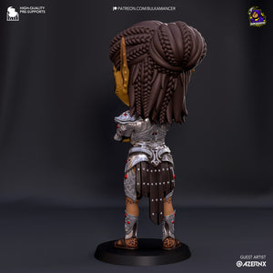 Chibi Lae'zel (Baldur's Gate 3) - Printed Miniature