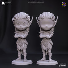 Load image into Gallery viewer, Chibi Lae&#39;zel (Baldur&#39;s Gate 3) - Printed Miniature
