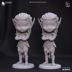 Chibi Lae'zel (Baldur's Gate 3) - Printed Miniature