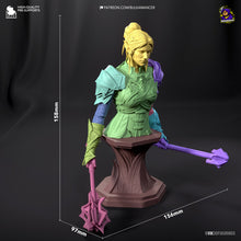 Load image into Gallery viewer, Minthara (Baldur&#39;s Gate 3) - Printed Bust
