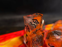 Load image into Gallery viewer, Saw You In The Flames - Set of 8 Dice
