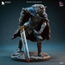 Load image into Gallery viewer, Blaidd (Elden Ring) - Printed Miniature
