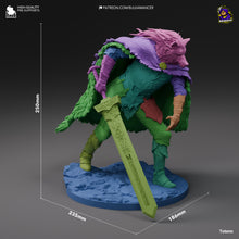 Load image into Gallery viewer, Blaidd (Elden Ring) - Printed Miniature

