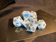 Load image into Gallery viewer, Whitefreeze - Set A - Set of 8 Dice
