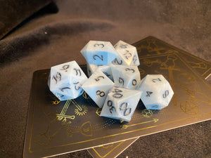 Whitefreeze - Set A - Set of 8 Dice