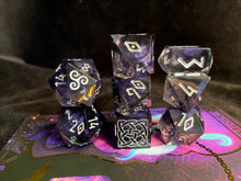 Load image into Gallery viewer, Nightsinger - Set A - Set of 8 Dice
