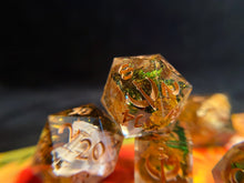 Load image into Gallery viewer, Aspect of Autumn - Set A - Set of 8 Dice
