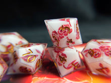 Load image into Gallery viewer, Porcelain - Red - Set of 8 Dice
