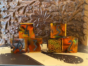 Fire Covenant - Runic 6d6 Set