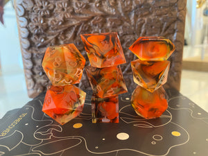 RAW - Fire Covenant B - Set of 8 Dice