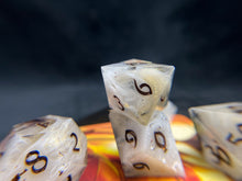 Load image into Gallery viewer, Golden Oath - Set A - Set of 7 Dice
