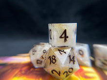 Load image into Gallery viewer, Golden Oath - Set A - Set of 7 Dice
