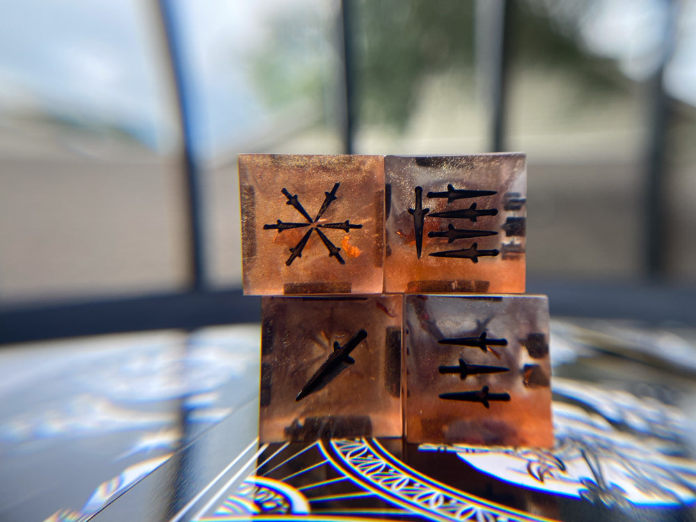 Blood Magic - Four Dagger-Pip d6s
