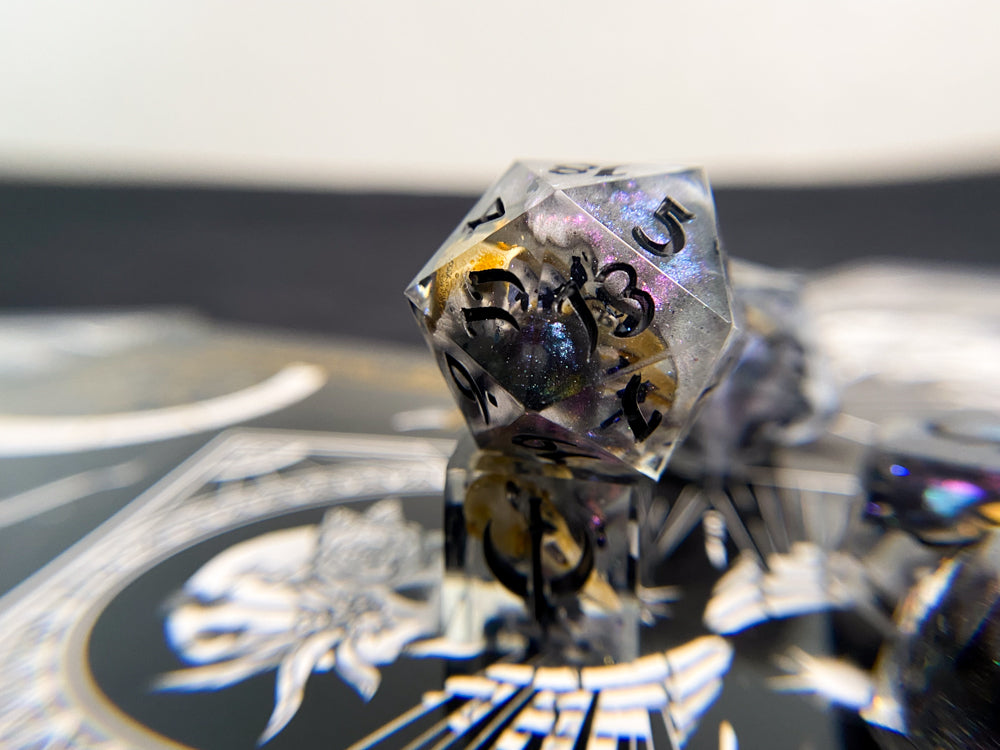 Raven Knight - Mixed Set of 8 Dice