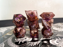 Load image into Gallery viewer, Visions in the Glass - Set B - Set of 8 Dice
