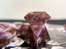 Load image into Gallery viewer, Visions in the Glass - Set B - Set of 8 Dice
