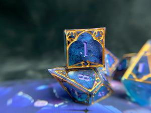 Fortune Teller - Set of 7 Gothic Frame Dice