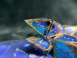 Fortune Teller - Set of 7 Gothic Frame Dice
