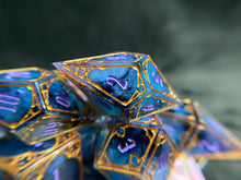 Load image into Gallery viewer, Fortune Teller - Set of 7 Gothic Frame Dice
