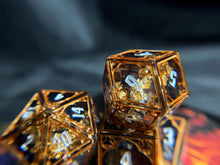 Load image into Gallery viewer, Castles in the Dark - Set of 7 Gothic Frame Dice
