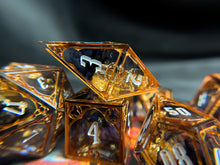 Load image into Gallery viewer, Castles in the Dark - Set of 7 Gothic Frame Dice
