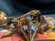 Load image into Gallery viewer, Castles in the Dark - Set of 7 Gothic Frame Dice
