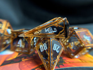 Castles in the Dark - Set of 7 Gothic Frame Dice