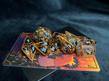 Load image into Gallery viewer, Castles in the Dark - Set of 7 Gothic Frame Dice
