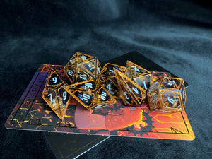 Castles in the Dark - Set of 7 Gothic Frame Dice