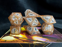 Load image into Gallery viewer, Castles in the Fog - Set of 7 Gothic Frame Dice
