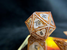 Load image into Gallery viewer, Castles in the Fog - Set of 7 Gothic Frame Dice

