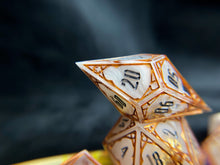 Load image into Gallery viewer, Castles in the Fog - Set of 7 Gothic Frame Dice
